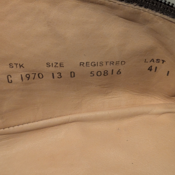 Corral Men’s Harness Boots C1970. Distressed Brown Leather- Size 13D NWOT